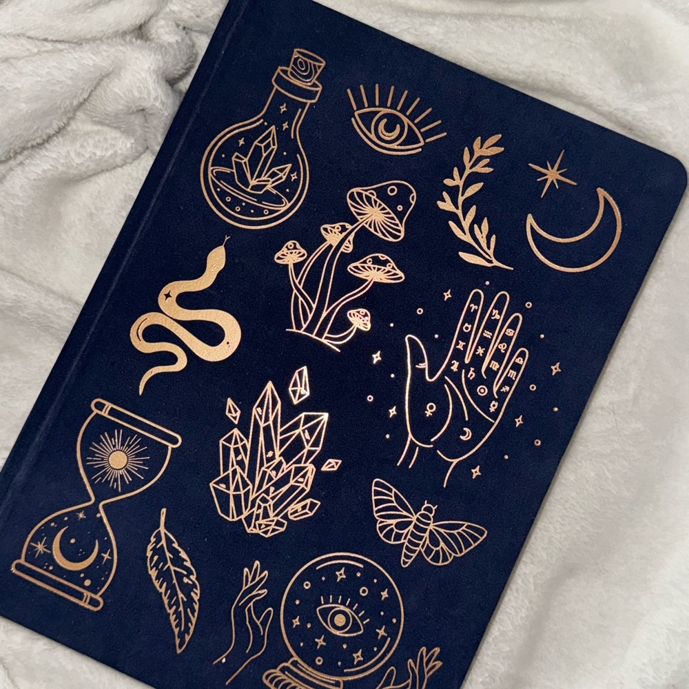 Gold Foil Lux Navy Velvet Magic & Manifestations Undated Manifestation Planner